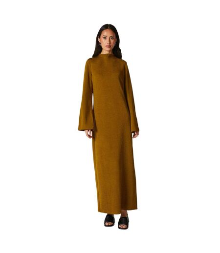 Robe longue femme vert sombre Principles