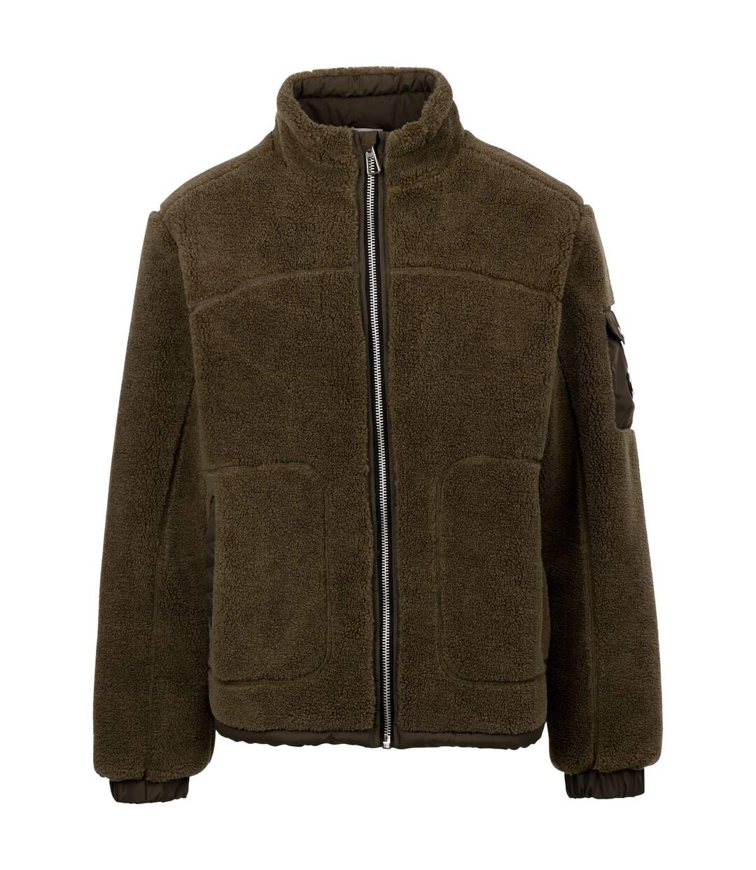 Mens edwalton at300 fleece jacket dark vine Trespass-1