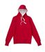 Sweatshirt À Capuche Femme Rouge Blanc SG-2
