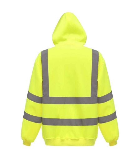 Sweat à capuche homme jaune Yoko