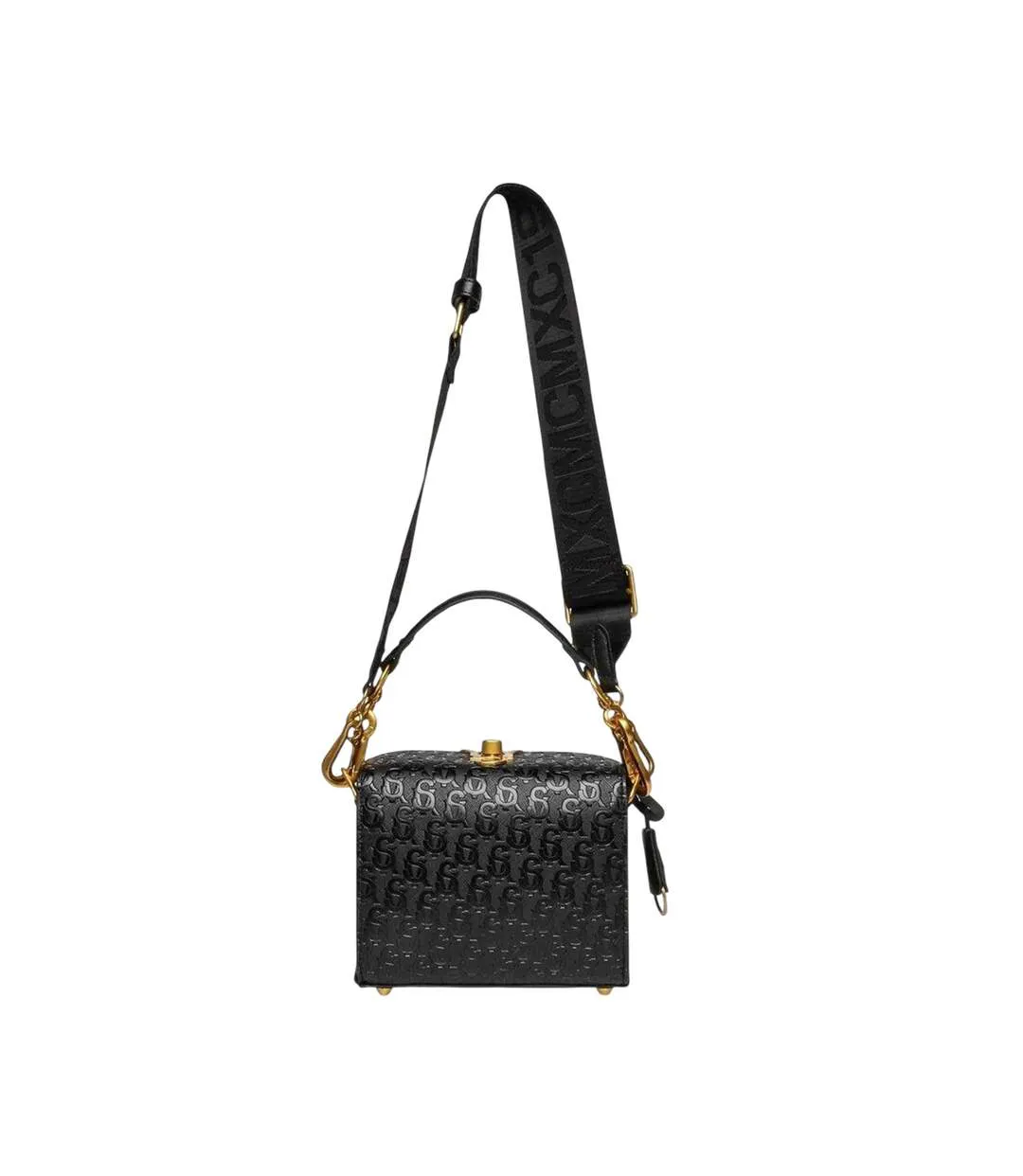 Bnoya Monogram Crossbody Bag One Size Black Gold Print Steve Madden-2