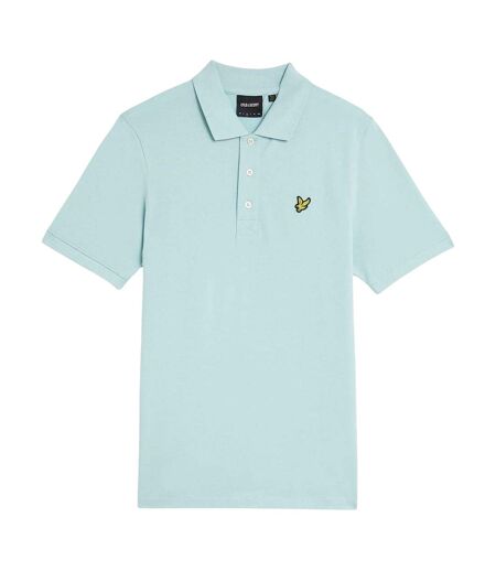 Mens Short-sleeved Polo Shirt Future Blue Lyle & Scott