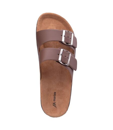 Tongs Biren Homme Marron Foncé Marron Martes