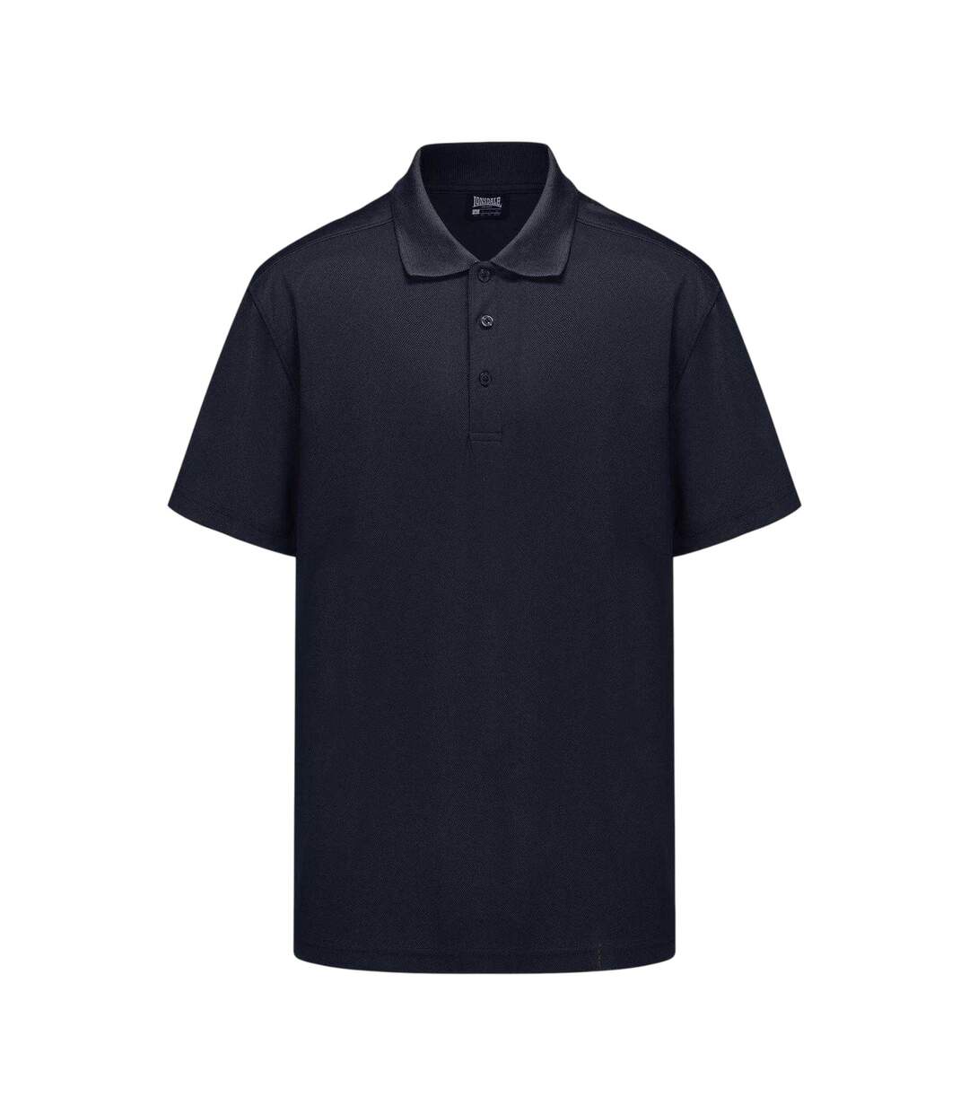 Polo Homme Bleu Marine Foncé Lonsdale-1