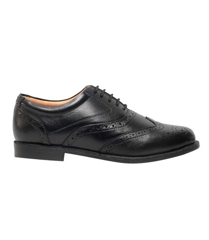 Liverpool chaussures en cuir homme noir Amblers