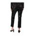 Womens/ladies Pu Straight Leg Trousers Black Biba-3