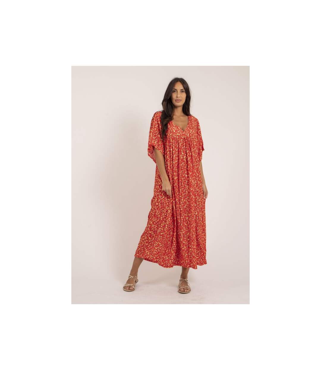 Robe longue motifs IVRY - Dona X Lisa-2