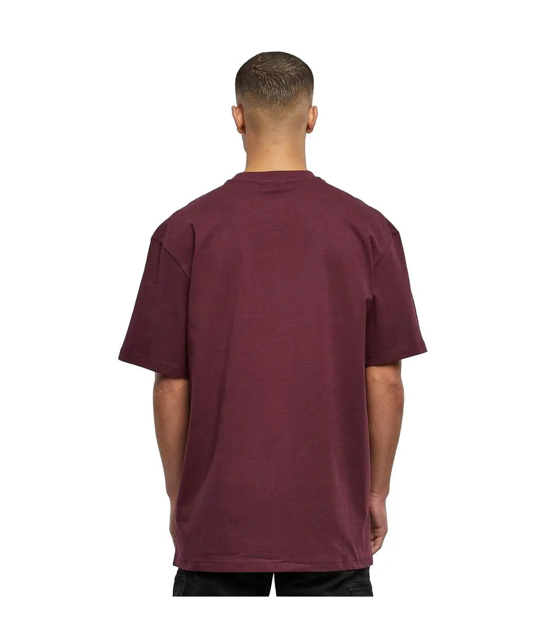 T-shirt Motif/style Uni Homme Bordeaux Urban Classics-2