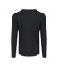Ecologie Mens Erawan Natural Long-Sleeved T-Shirt (Jet Black)