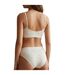 Womens/ladies Logo Cotton Stretch Briefs White Lacoste-3