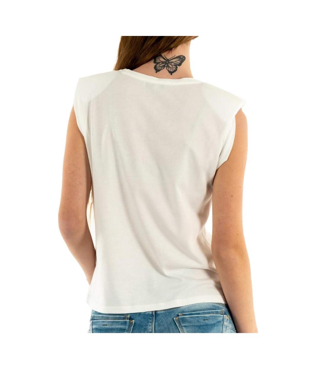 T-shirt Blanc Femme Morgan DFUL - S