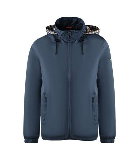 Unisex Adult Plain Lightweight Jacket Navy Blue Aquascutum