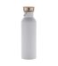 Modern stainless steel 710ml bottle one size white XD Collection-3