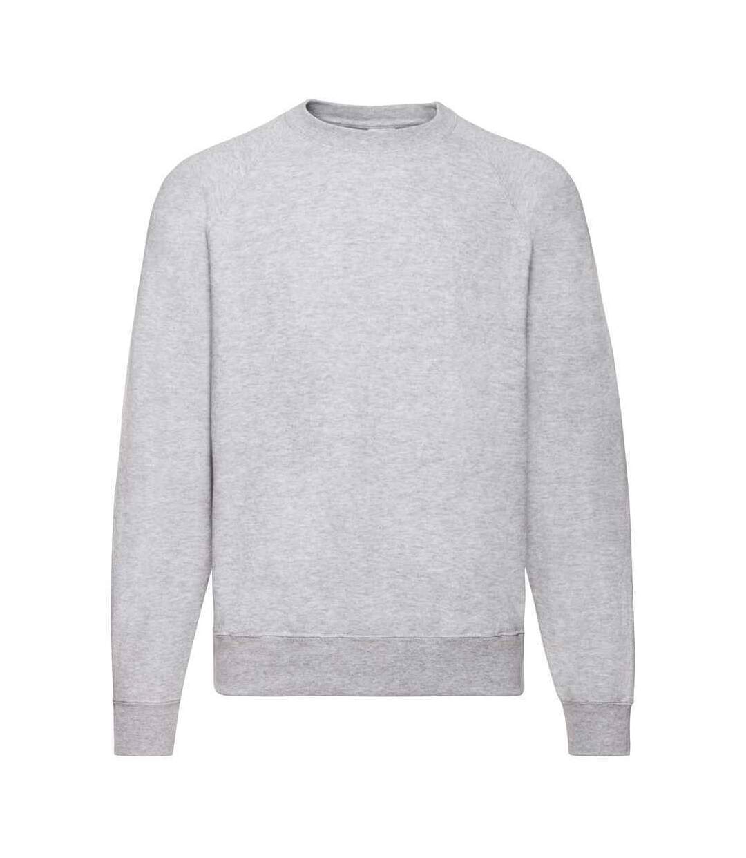 Sweat classic homme gris chiné Fruit of the Loom-1