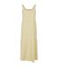 Womens/ladies Valance 7/8 Summer Dress Soft Yellow Urban Classics-2