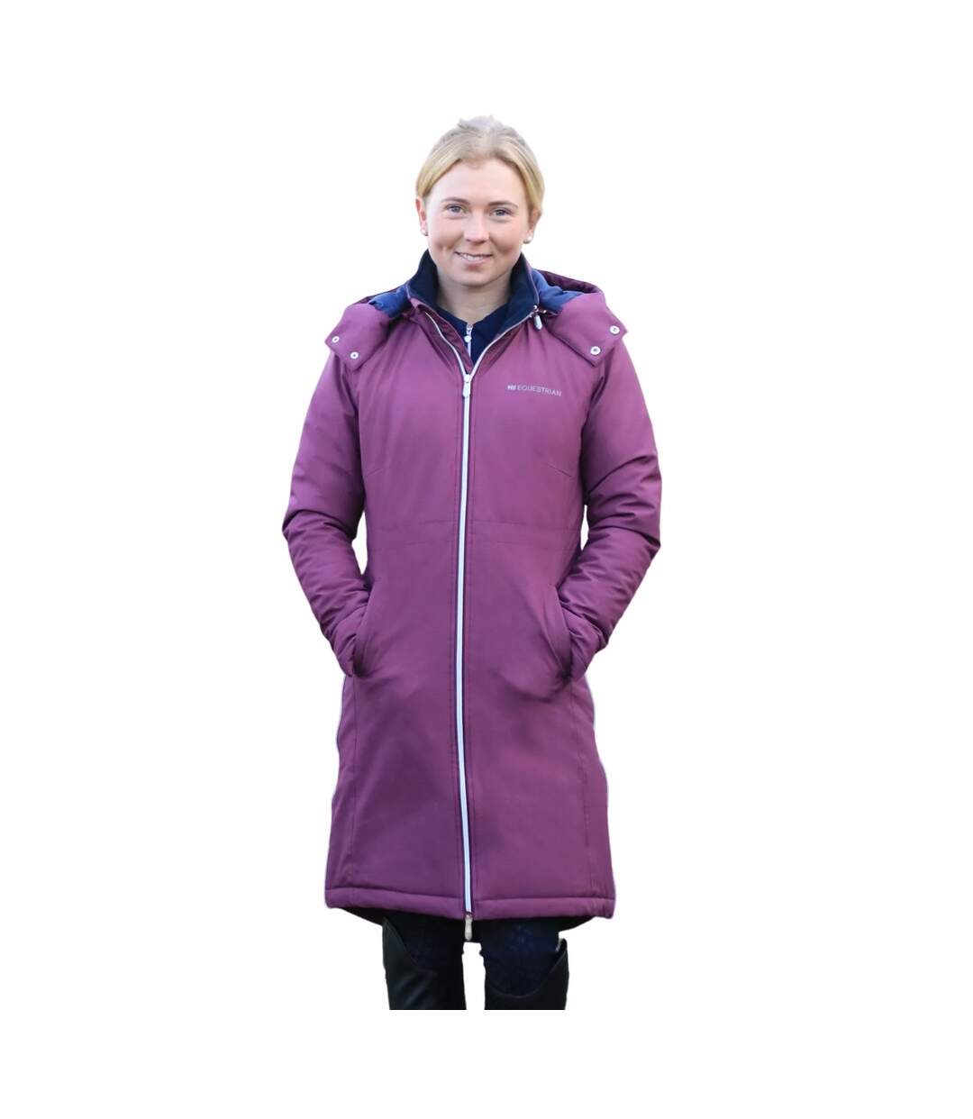 Veste imperméable synergy guard femme figue / bleu marine Hy