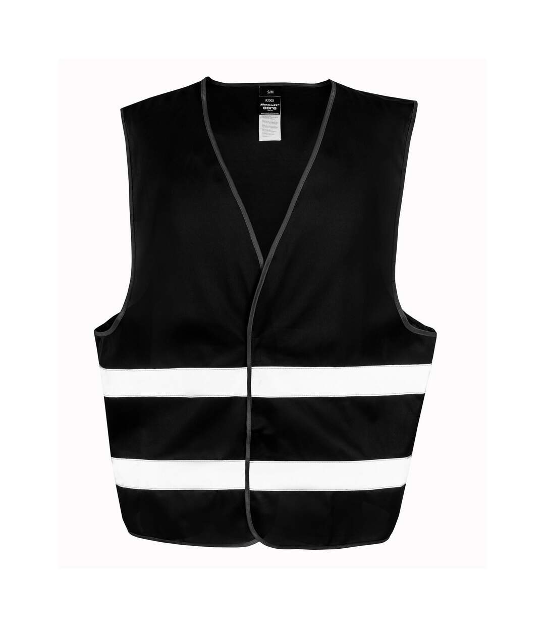 Gilet haute visibilité core enhanced adulte noir SAFE-GUARD by Result-1