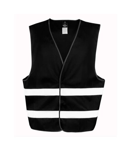 Gilet haute visibilité core enhanced adulte noir SAFE-GUARD by Result
