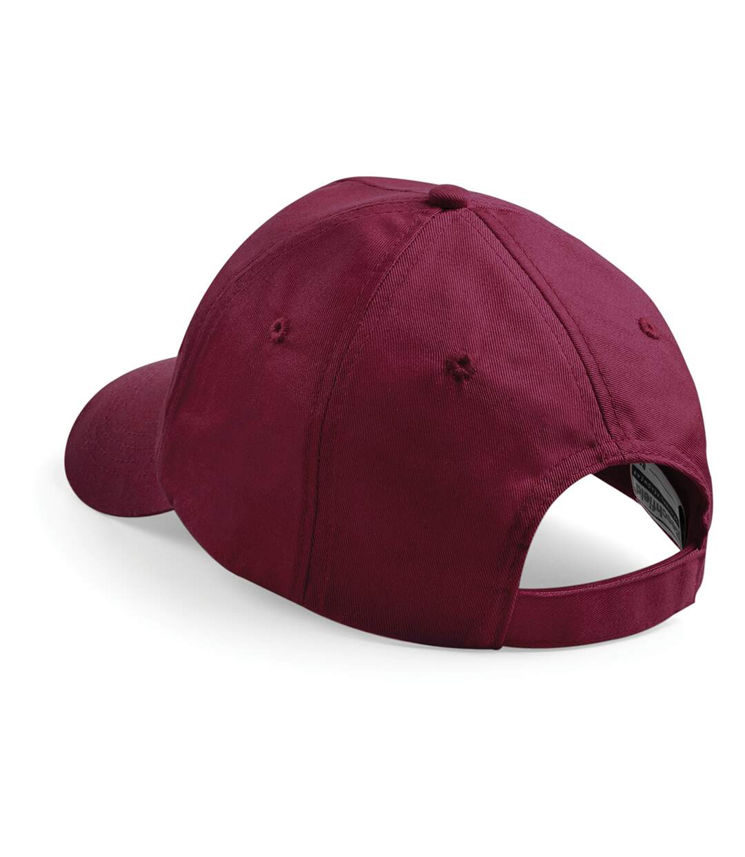 Casquette de baseball 100% coton enfant unisexe bordeaux Beechfield