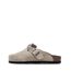 Sabot taupe femme birkenstock boston-1