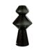 Vase Design en Verre Carol 35cm Noir-1