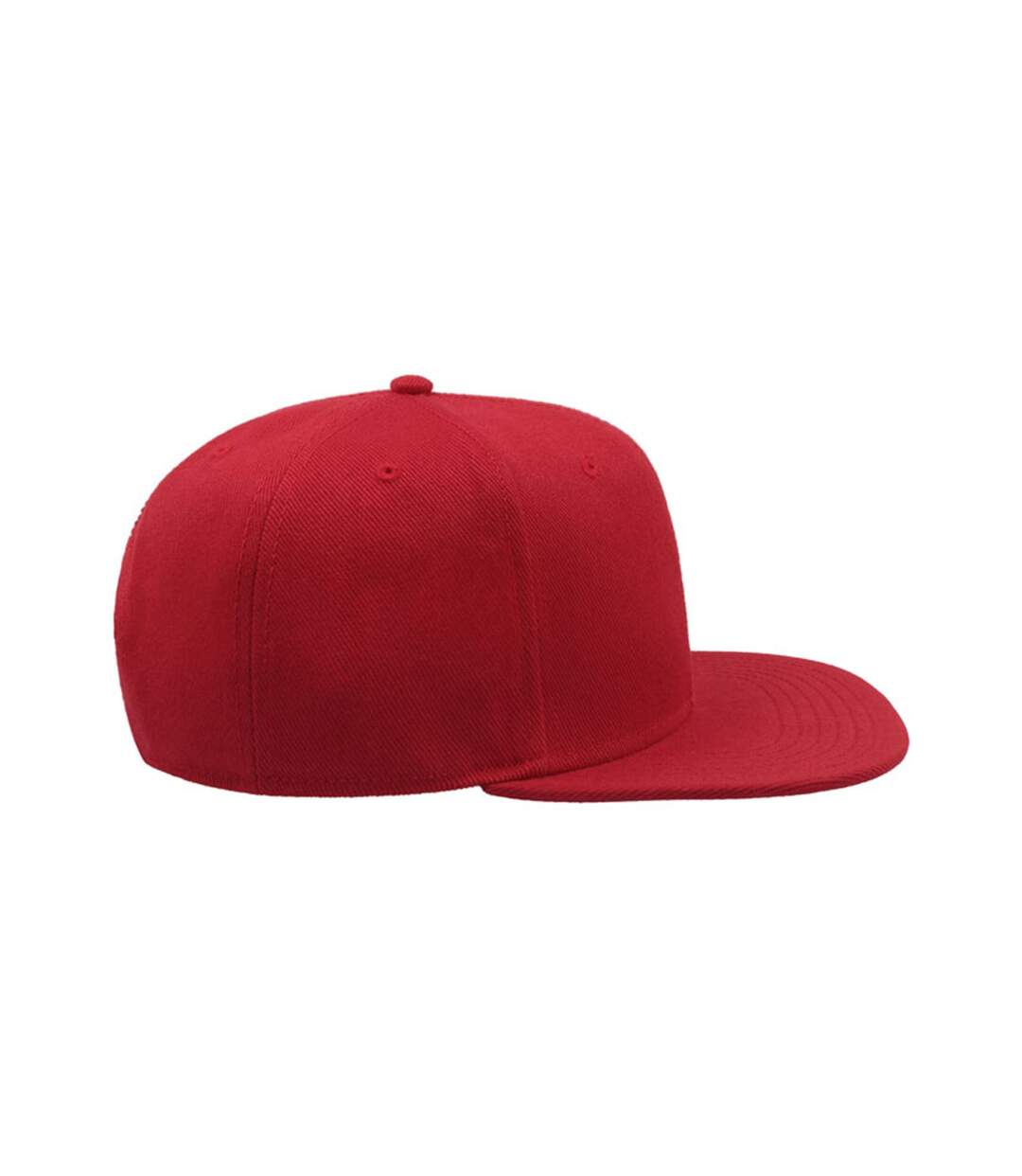 Lot de 2  casquettes avec visière plate adulte rouge Atlantis-3