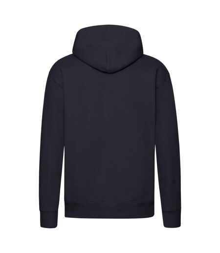 Mens r hoodie deep navy Fruit of the Loom