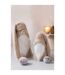 Père-Noël Gnome Déco Hiver 60cm Beige-3