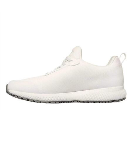 Mens Squad Sr Non Slip Trainers White Skechers