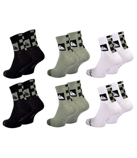 Chaussettes QUIKSILVER QUARTER 6 Pcs 7662