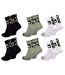 Chaussettes QUIKSILVER QUARTER 6 Pcs 7662-3