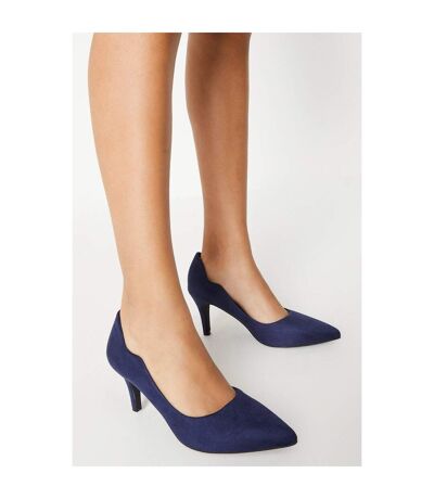 Principles Womens/Ladies Dayton Pointed Medium Heel Court Shoes (Navy) - UTDH6668