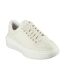 Womens/ladies Classic Textile Trainers Natural Skechers-1