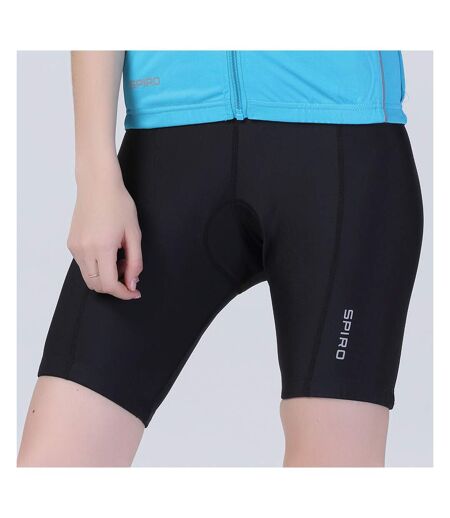 Spiro Ladies/Womens Padded Bikewear / Cycling Shorts (Black) - UTRW1481