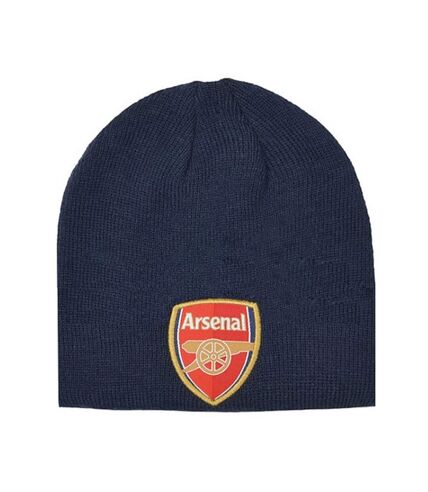 Arsenal FC Adults Unisex Knitted Beanie Hat (Navy) - UTSG17570