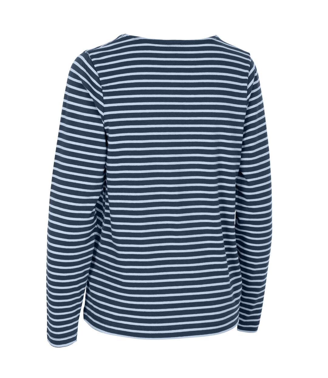 Womens/ladies karen yarn dyed stripe shirt navy Trespass