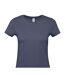 T-shirt #e150 Femme Bleu Denim B&C-2