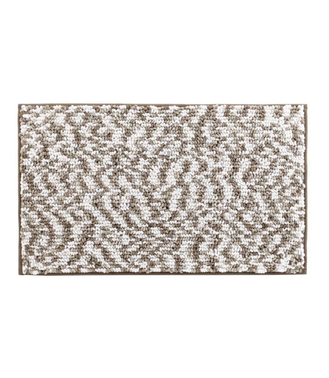 Tapis de Bain Friza 45x75cm Sable & Marron-1