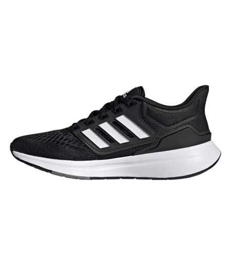 Womens/ladies Eq21 Running Shoes Core Black Cloud White Grey Adidas