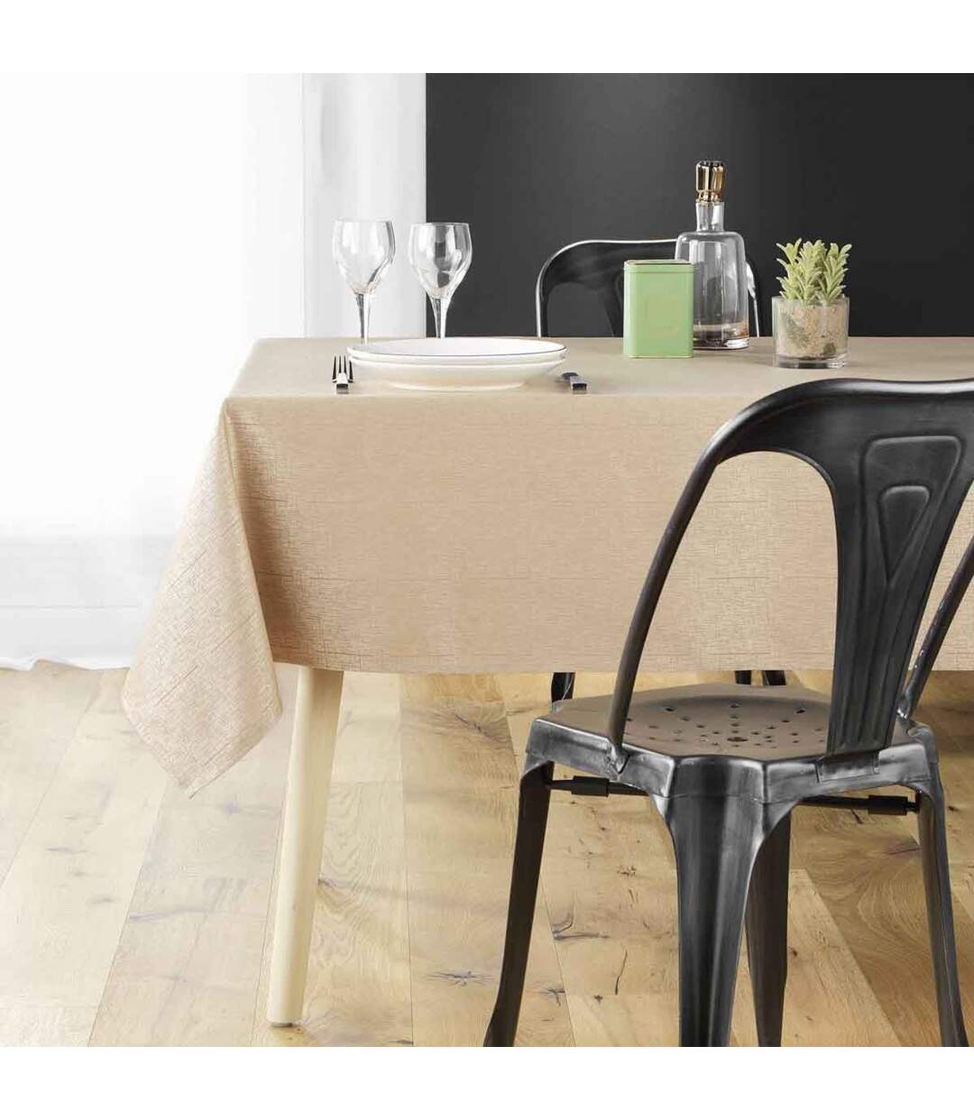 Nappe Jacquard Déco Debbie 140x240cm Or-3