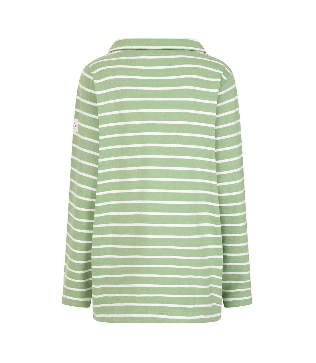 Sweat Motif/style Rayé Femme Vert Gazon Lazy Jacks-3