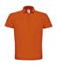 B&c Id.001 Polo À Manches Courtes Pour Hommes Orange B And C-2