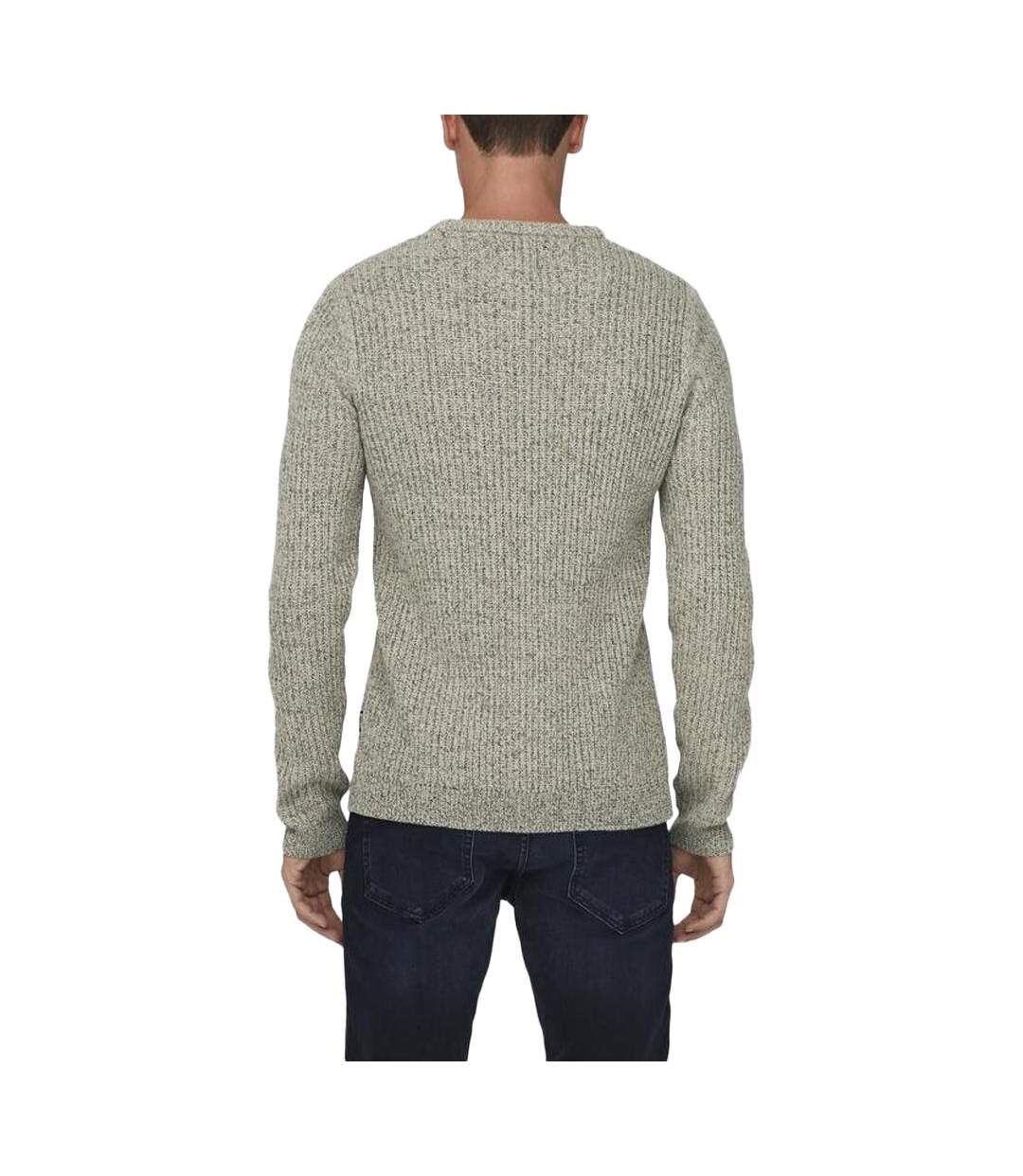 Pull Gris Homme Only & Sons Malaki Reg 7 - L-2