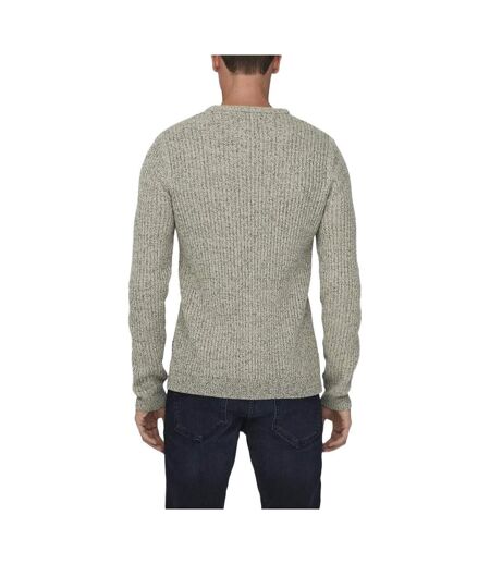 Pull Gris Homme Only & Sons Malaki Reg 7 - L