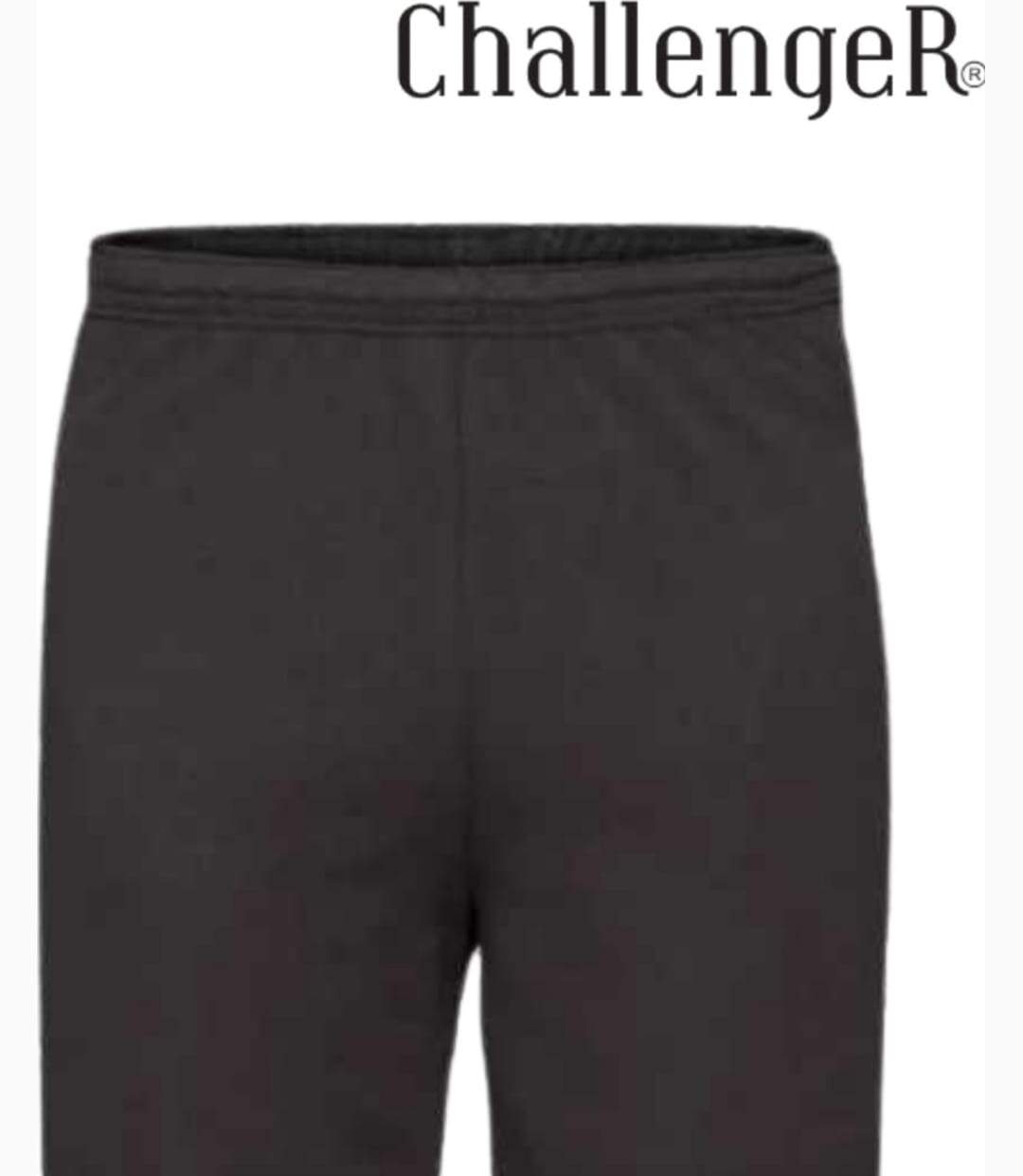 CHALLENGER VADIM1 — Jogging molleton bas droit noir : le confort absolu au quotidien-2