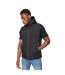 Mens kampnew embossed gilet noir Crosshatch Crosshatch