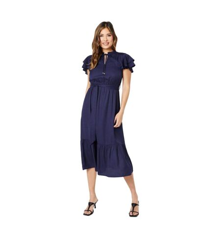 Robe mi-longue femme bleu marine Principles