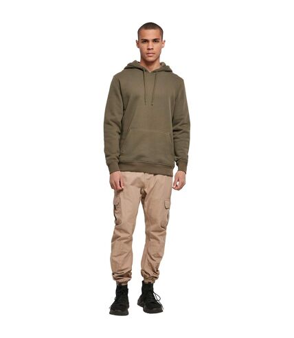 Build Your Brand Mens Hoodie (Olive)