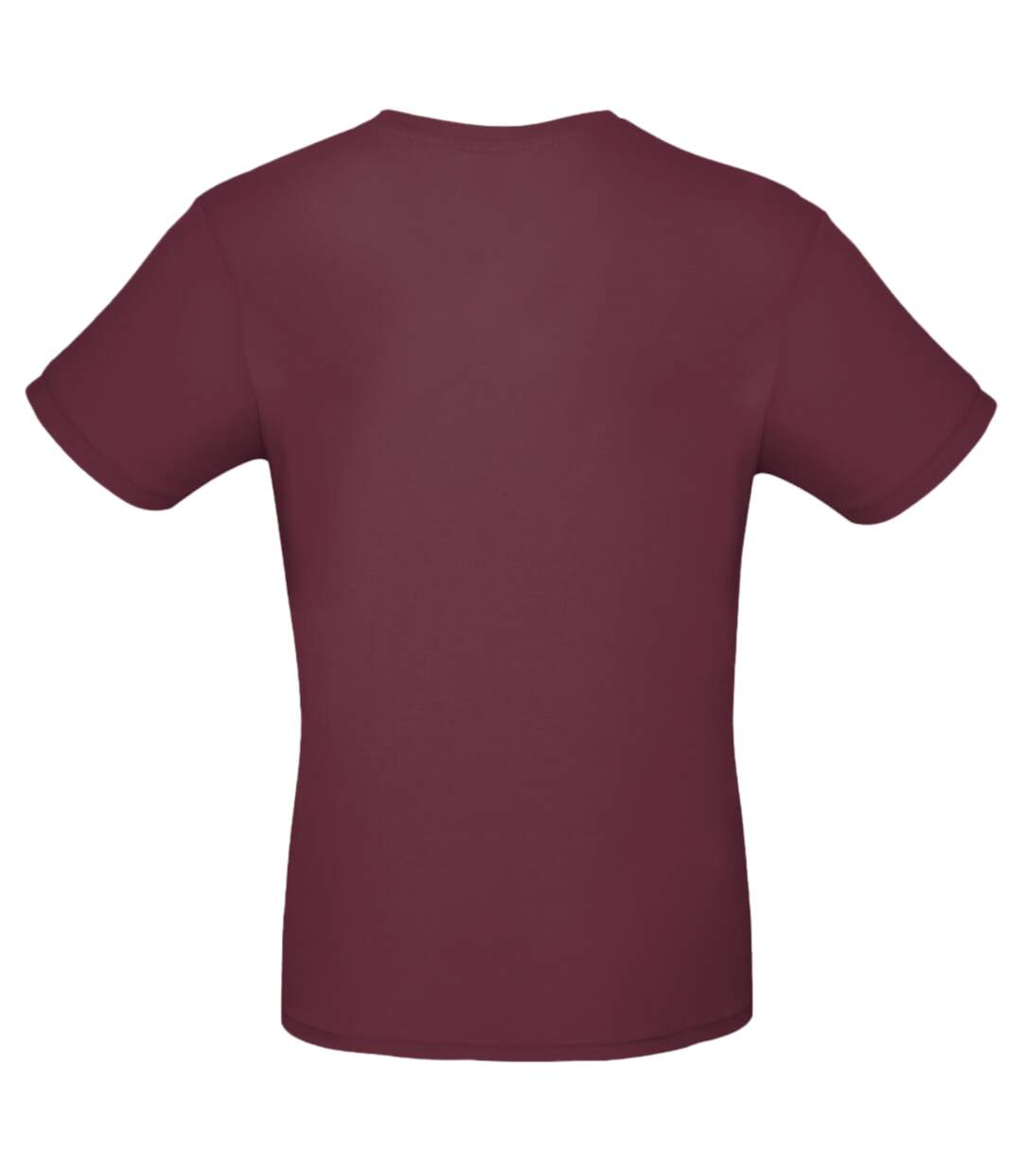 T-shirt manches courtes homme bordeaux B&C