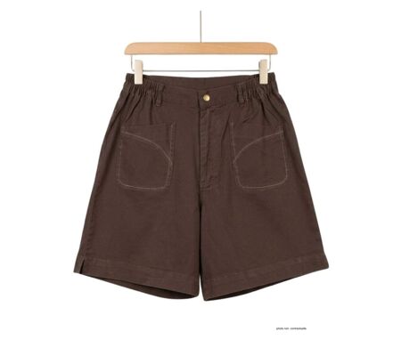 Short en coton stretch Femme MAYFLOWER MEKNES SE8033 : l'alliance du confort et du style ajustable